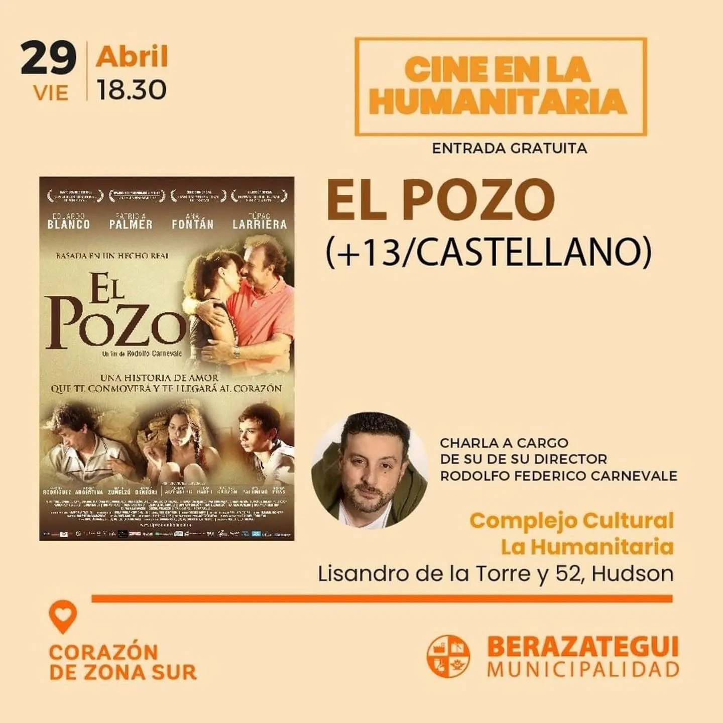 Cine en La Humanitaria · Hudson