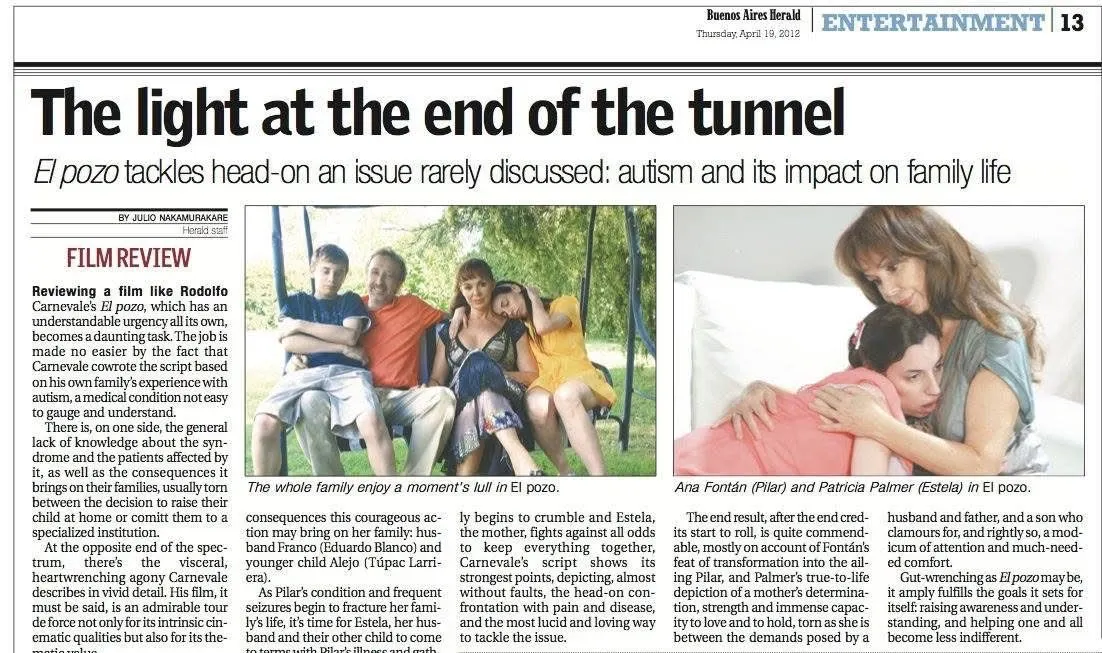 Reseña The light at the end of the tunnel en Buenos Aires Herald