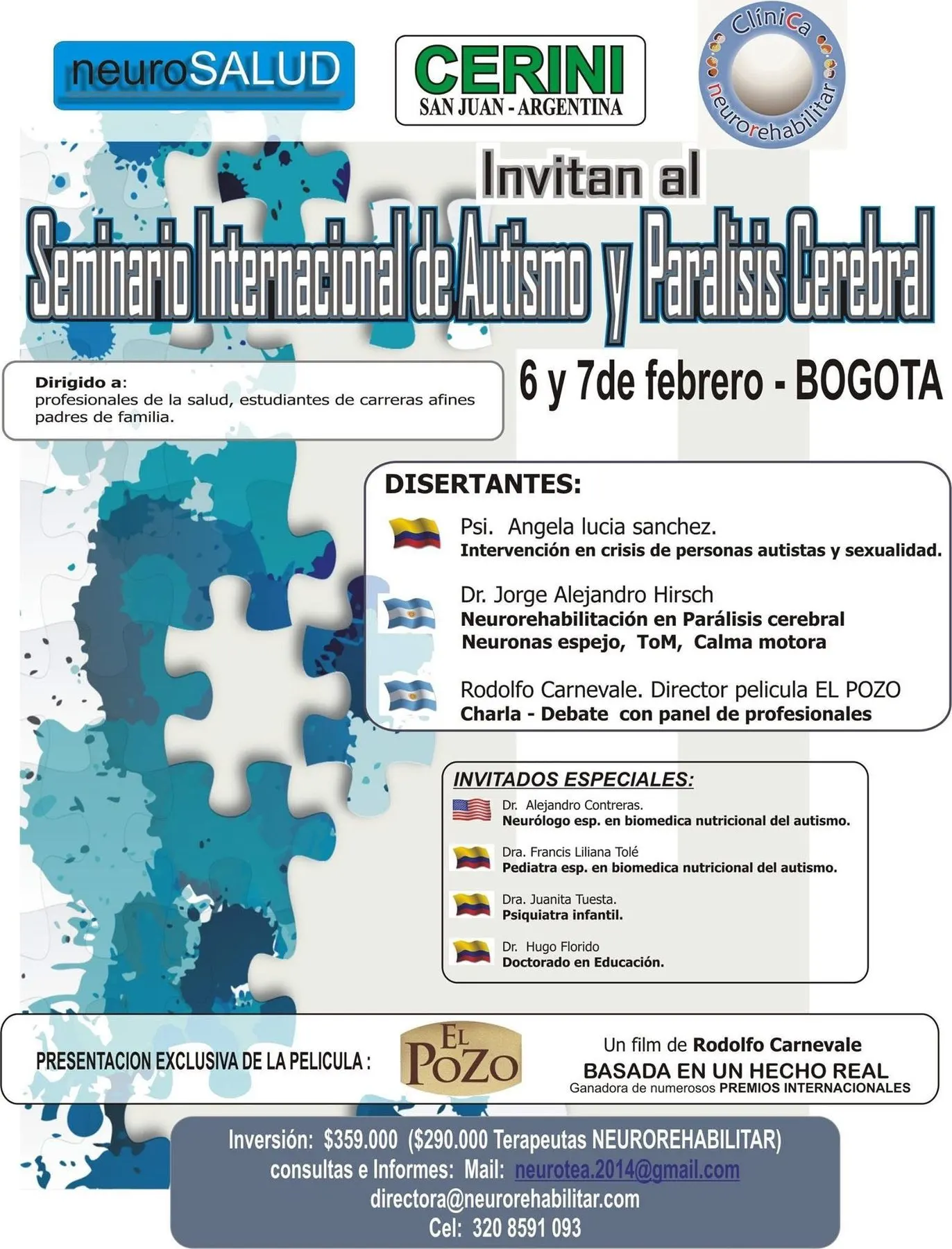 Seminario sobre autismo · Bogotá